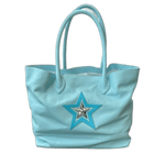 Chrome Hearts Blue Star Patch Tote Bag - Morely TrendsChrome Hearts Type here:)