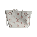 Louis Vuitton Cream & Rose Monogram Empreinte Neverfull MM - Morely TrendsLouis Vuitton Type here:)
