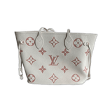 Louis Vuitton Cream & Rose Monogram Empreinte Neverfull MM - Morely TrendsLouis Vuitton Type here:)