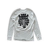Chrome Hearts White & Black Dagger Logo Thermal Longsleeve T-Shirt - Morely TrendsChrome Hearts Type here:)