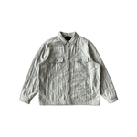 Chrome Hearts Grey Quilted Button Up Jacket - Morely TrendsChrome Hearts Type here:)