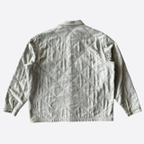 Chrome Hearts Grey Quilted Button Up Jacket - Morely TrendsChrome Hearts Type here:)