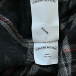 Chrome Hearts Navy Cross Jacquard Cashmere Button Up Shirt - Morely TrendsChrome Hearts Type here:)