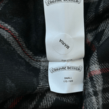 Chrome Hearts Navy Cross Jacquard Cashmere Button Up Shirt - Morely TrendsChrome Hearts Type here:)