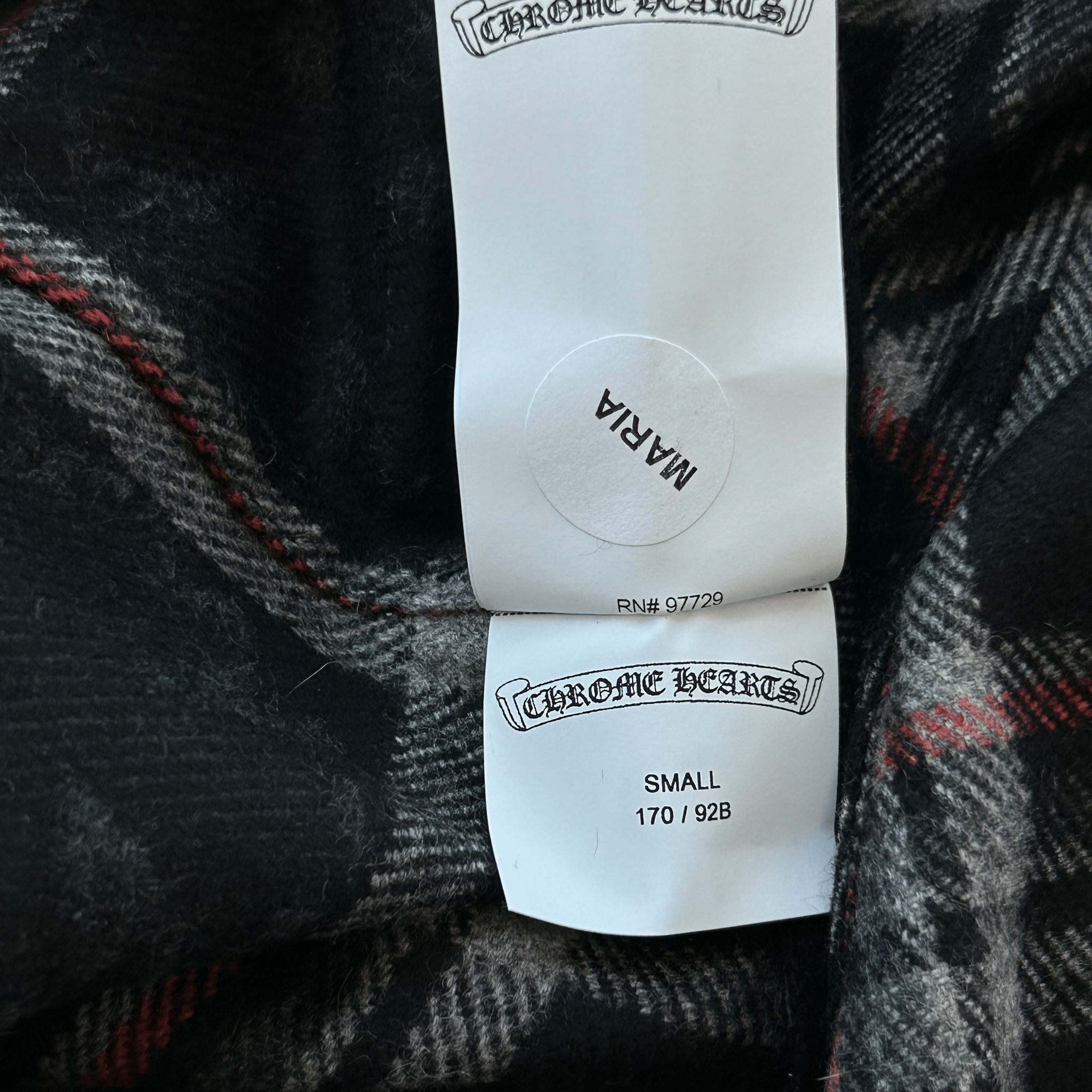 Chrome Hearts Navy Cross Jacquard Cashmere Button Up Shirt - Morely TrendsChrome Hearts Type here:)