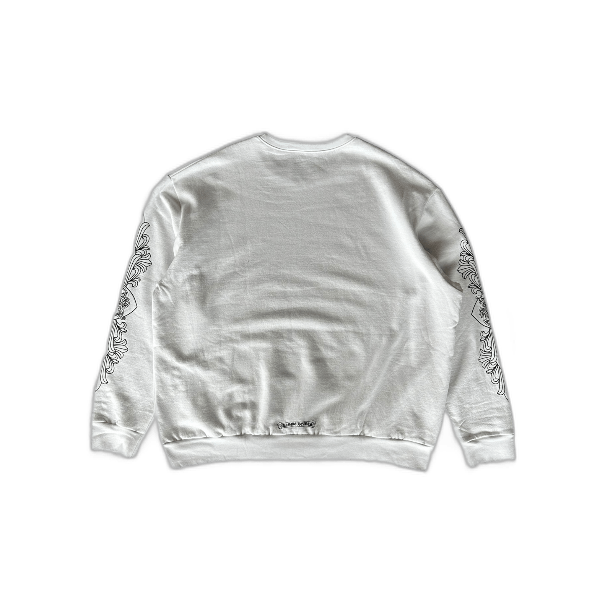 Chrome Hearts White & Black Love You Neck Logo Sweater - Morely TrendsChrome Hearts Type here:)