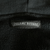 Chrome Hearts Black Leather Triple Cross Patch Zip Up Hoodie - Morely TrendsChrome Hearts Type here:)