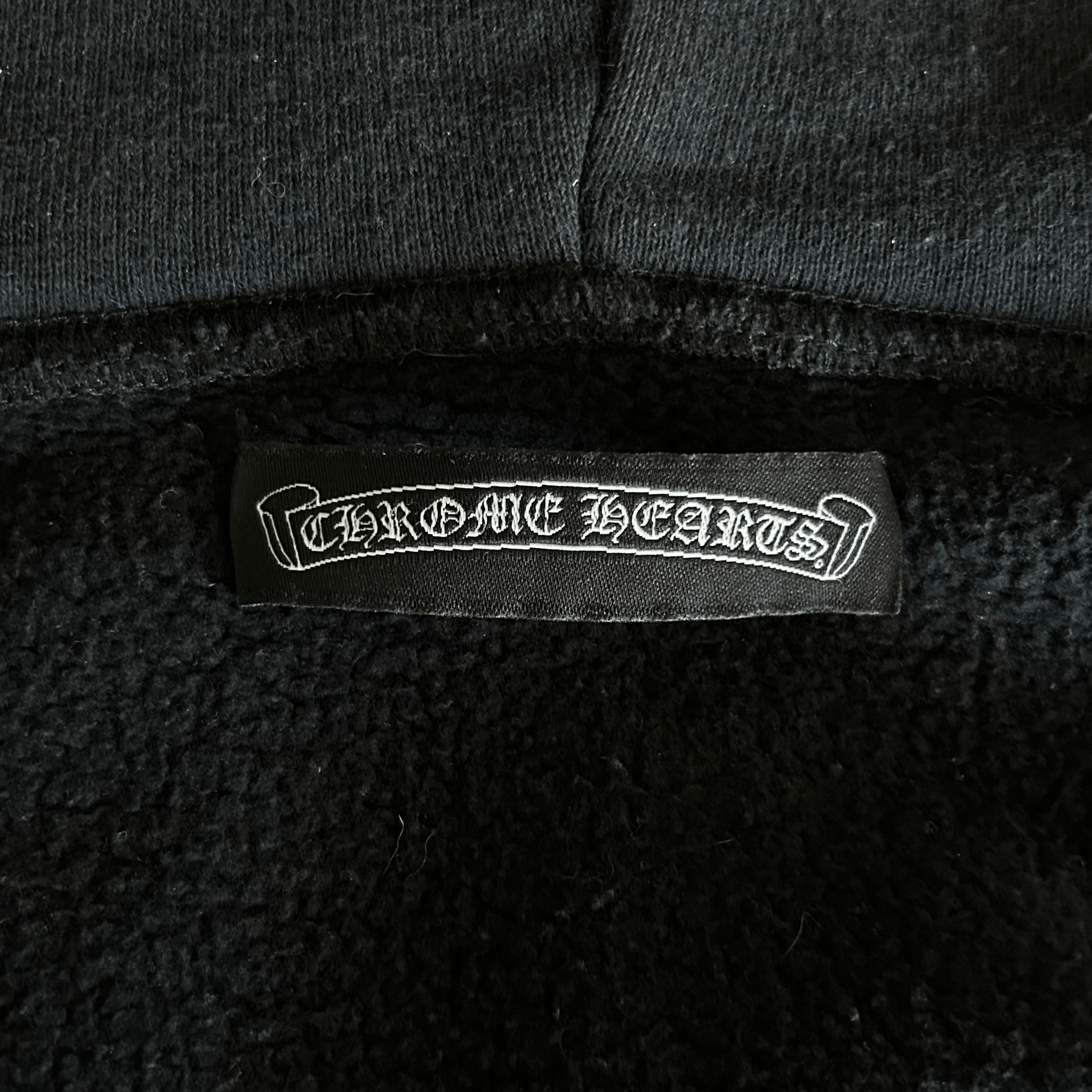 Chrome Hearts Black Leather Triple Cross Patch Zip Up Hoodie - Morely TrendsChrome Hearts Type here:)