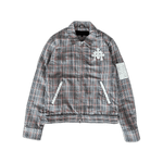 Chrome Hearts White Cross Patch Plaid Jacket - Morely TrendsChrome Hearts Type here:)