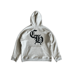 Chrome Hearts Grey & Black Triple Cross CH Logo Embroidered Hoodie - Morely TrendsChrome Hearts Type here:)