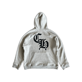 Chrome Hearts Grey & Black Triple Cross CH Logo Embroidered Hoodie - Morely TrendsChrome Hearts Type here:)