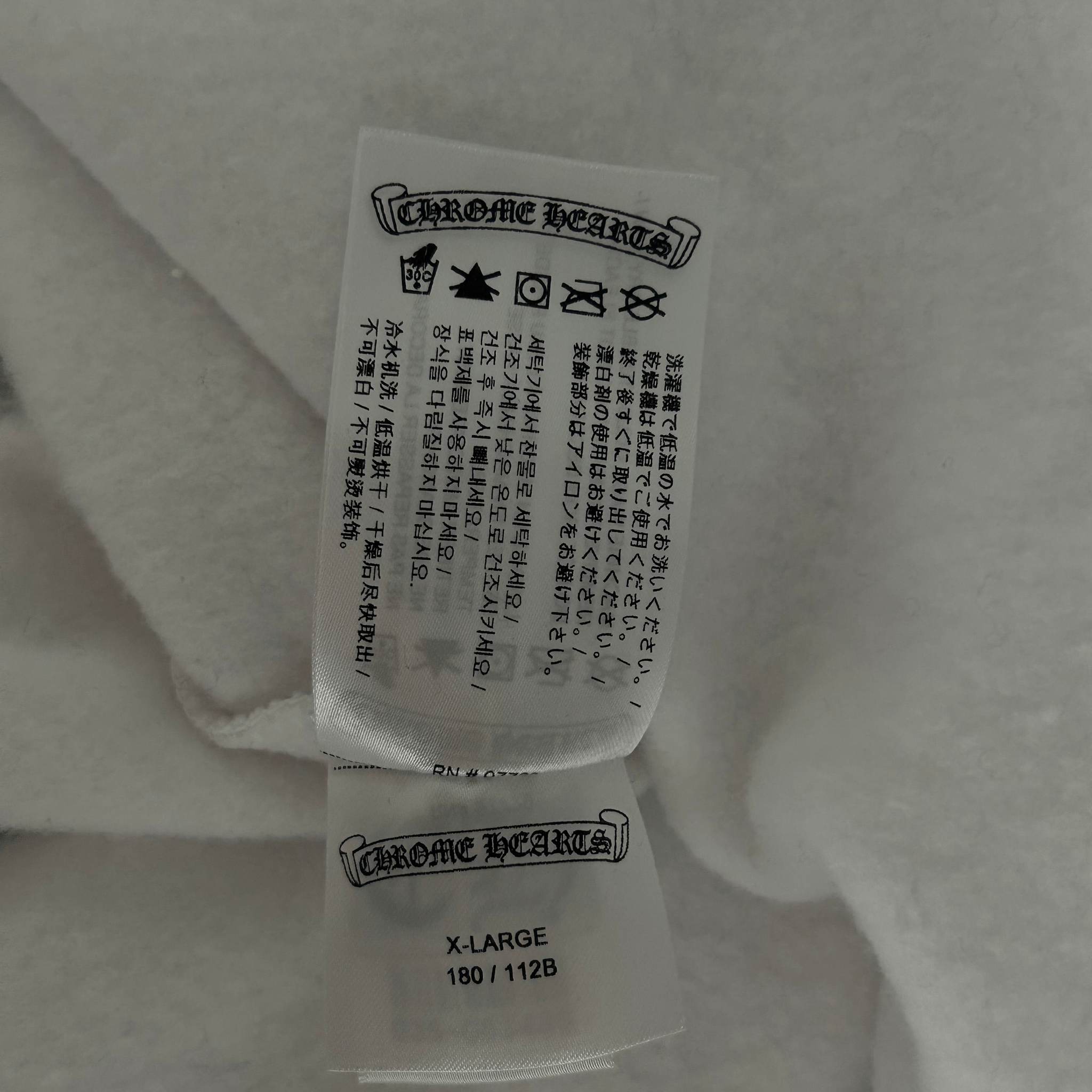 Chrome Hearts White & Black Love You Neck Logo Sweater - Morely TrendsChrome Hearts Type here:)
