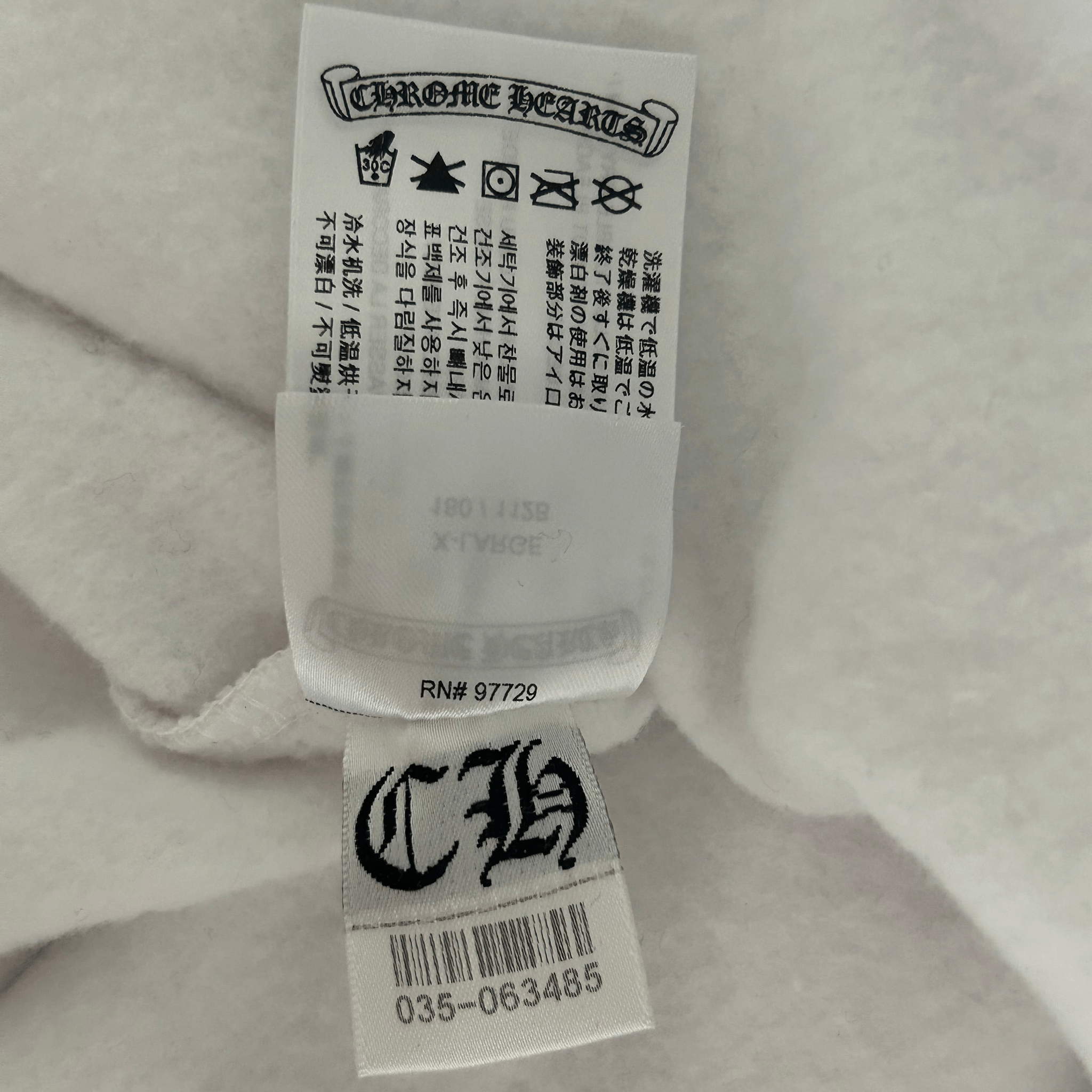 Chrome Hearts White & Black Love You Neck Logo Sweater - Morely TrendsChrome Hearts Type here:)