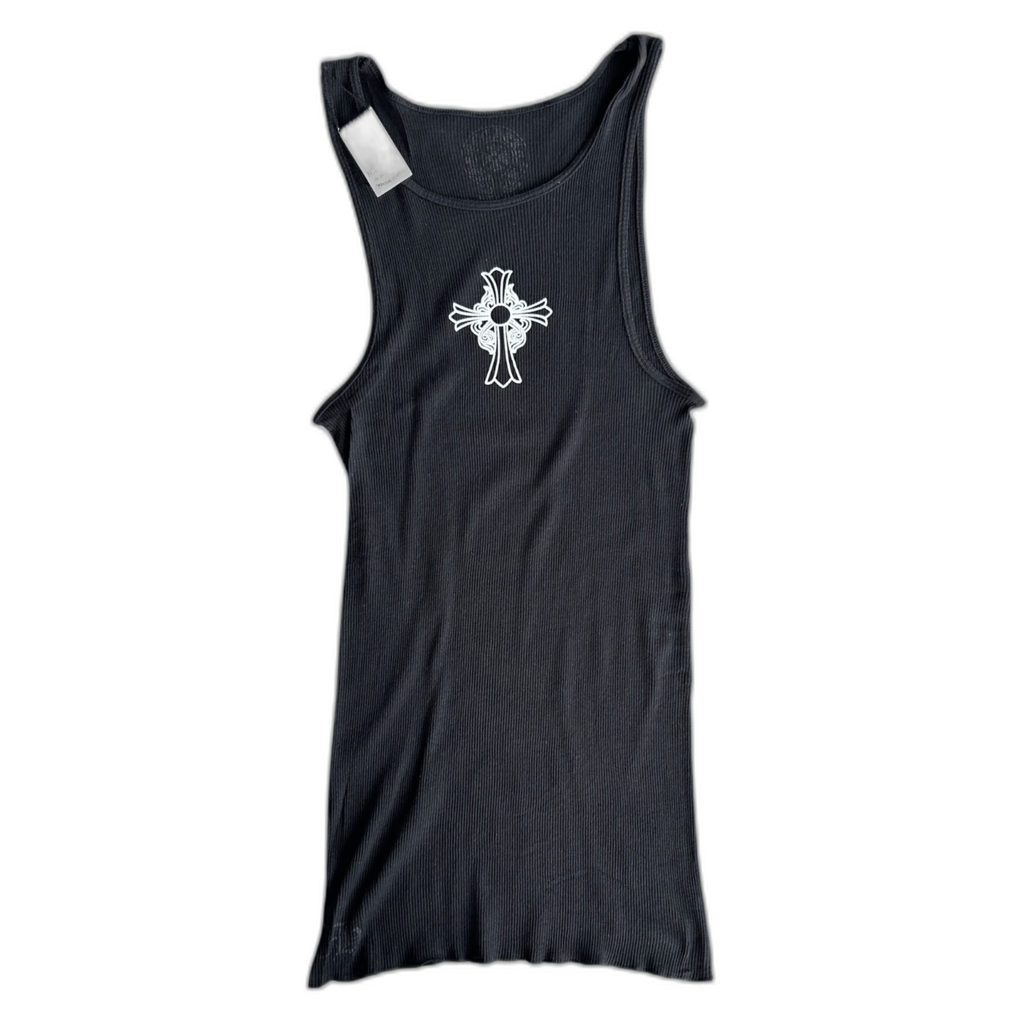 Chrome Hearts Black & White Cross Tank Top - Morely TrendsChrome Hearts Type here:)