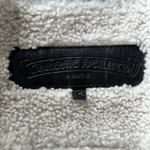 Chrome Hearts Levis Blue & Multicolor Cross Patch Denim Sherpa Jacket - Morely TrendsChrome Hearts Type here:)