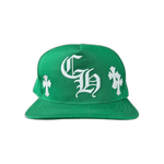 Chrome Hearts Green & White Cross Patch Hat - Morely TrendsChrome Hearts Type here:)