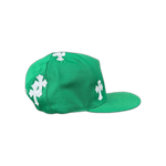 Chrome Hearts Green & White Cross Patch Hat - Morely TrendsChrome Hearts Type here:)