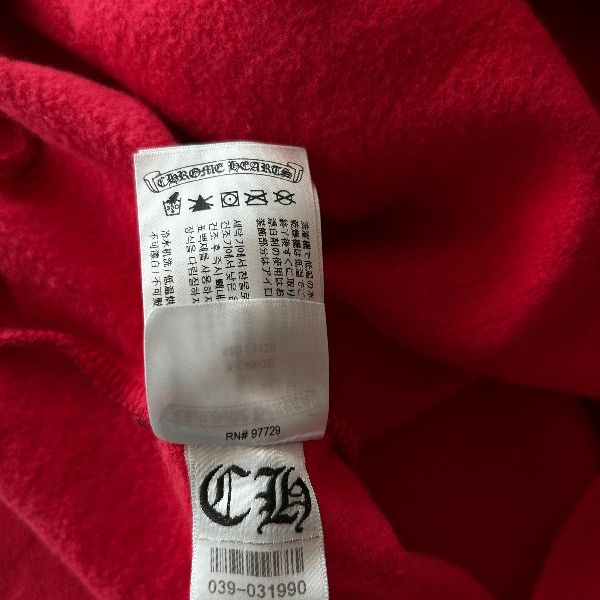 Chrome Hearts Red & White Scroll Logo Hoodie - Morely TrendsChrome Hearts Type here:)