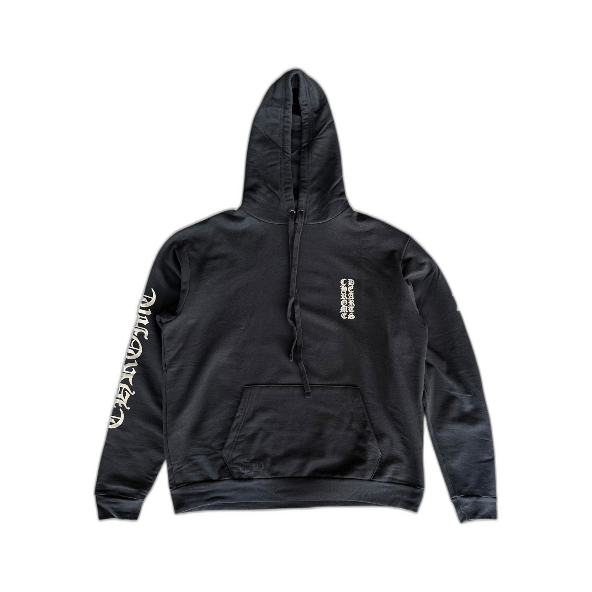 Chrome Hearts Black & Silver Script Logo Hoodie - Morely TrendsChrome Hearts Type here:)