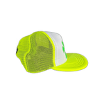 Chrome Hearts Neon Yellow Cemetery Cross Patch Trucker Hat - Morely TrendsChrome Hearts Type here:)