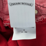Chrome Hearts Red Large Cross Patch Jeans - Morely TrendsChrome Hearts Type here:)