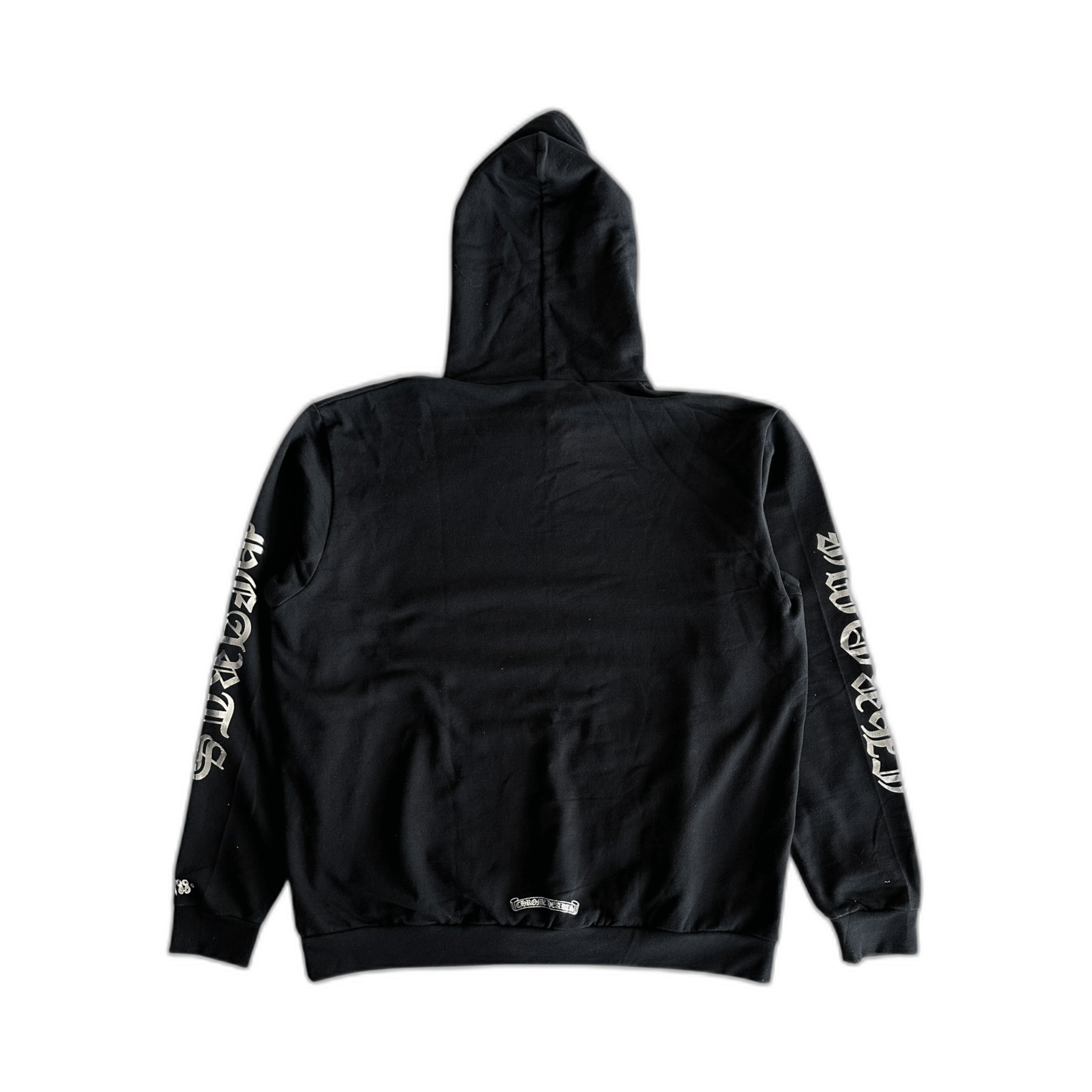 Chrome Hearts Black & Silver Script Logo Hoodie - Morely TrendsChrome Hearts Type here:)