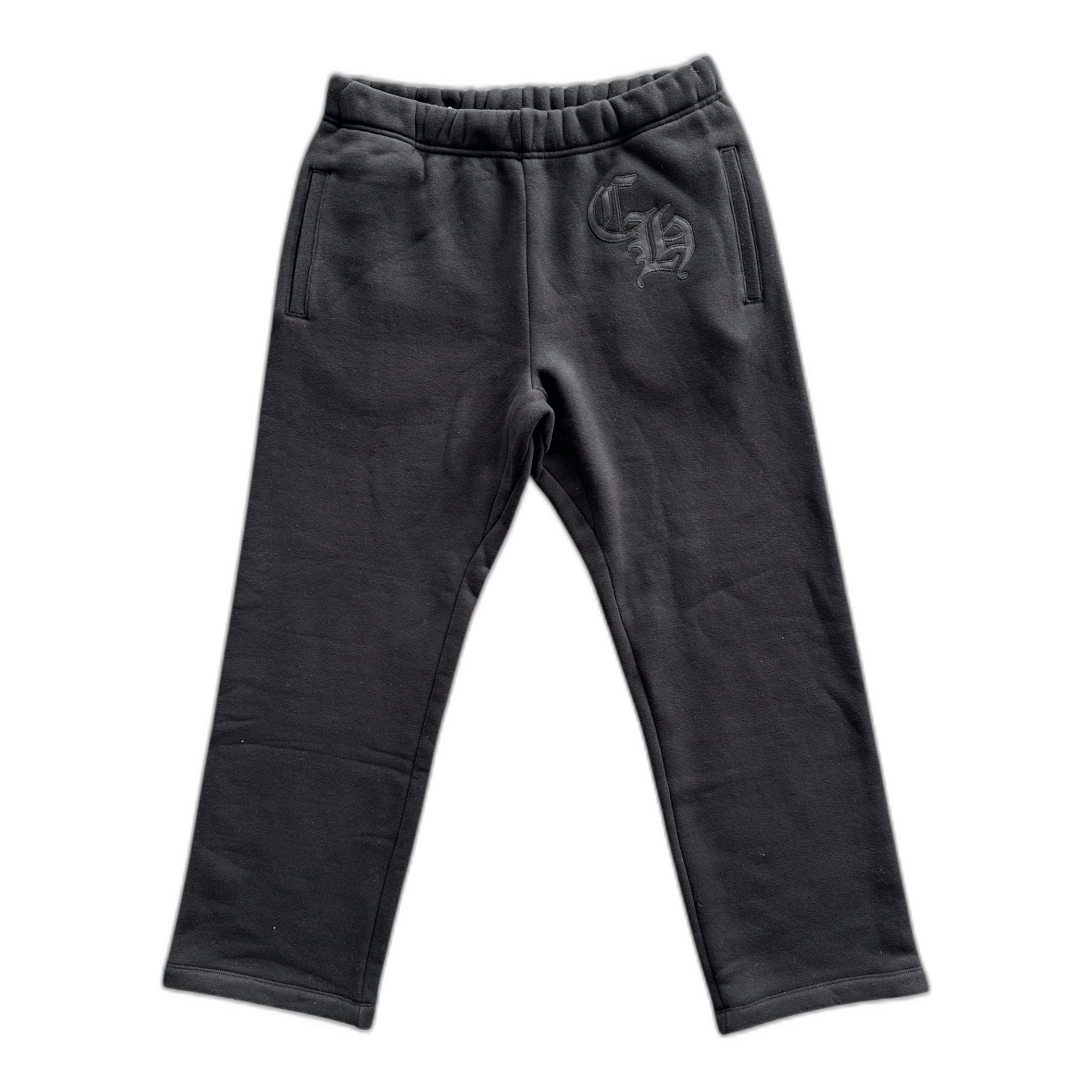Chrome Hearts Black CH Logo Embroidered Sweatpants - Morely TrendsChrome Hearts Type here:)