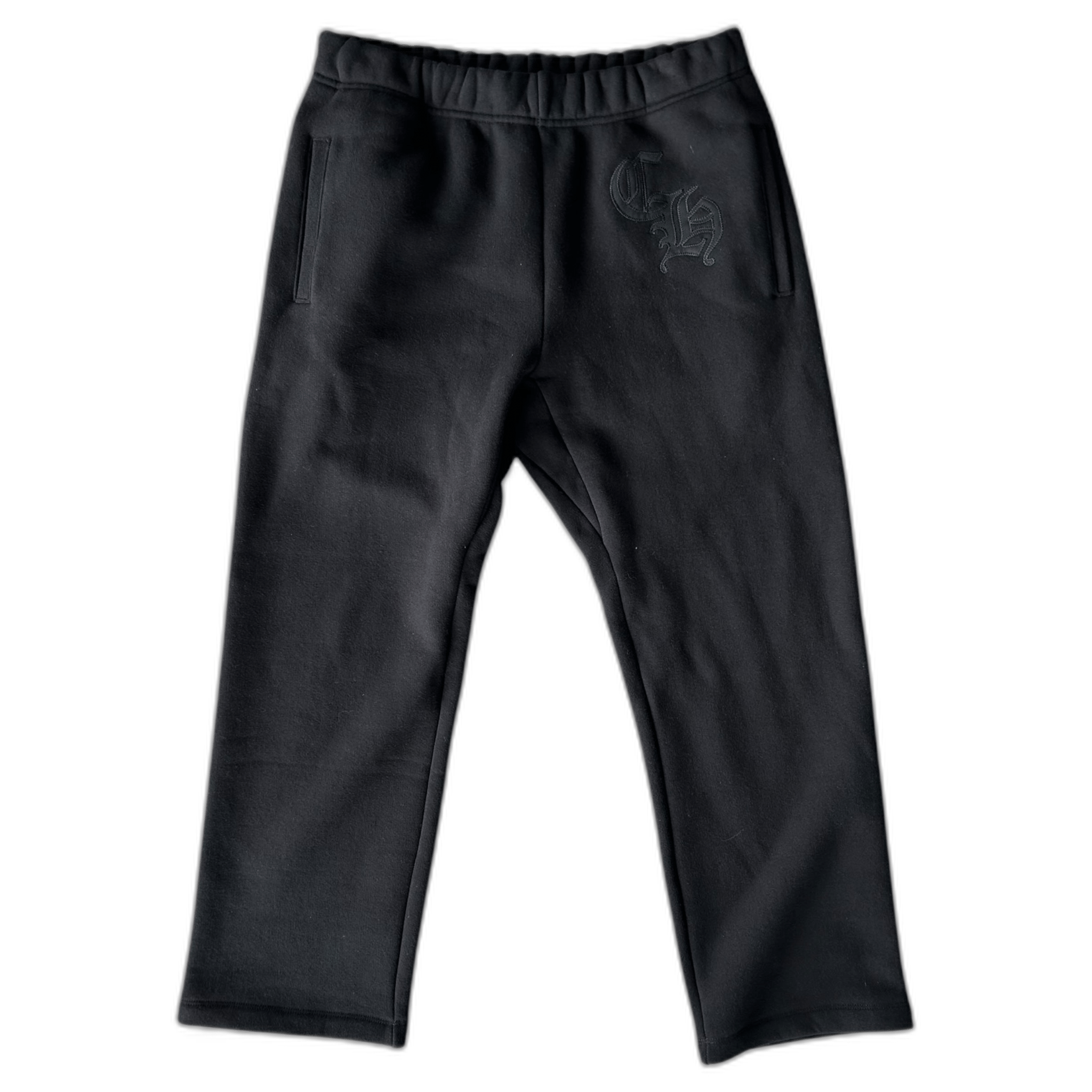 Chrome Hearts Black CH Logo Embroidered Sweatpants - Morely TrendsChrome Hearts Type here:)