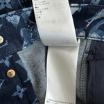 Louis Vuitton Blue Floral Monogram Jeans - Morely TrendsLouis Vuitton Type here:)
