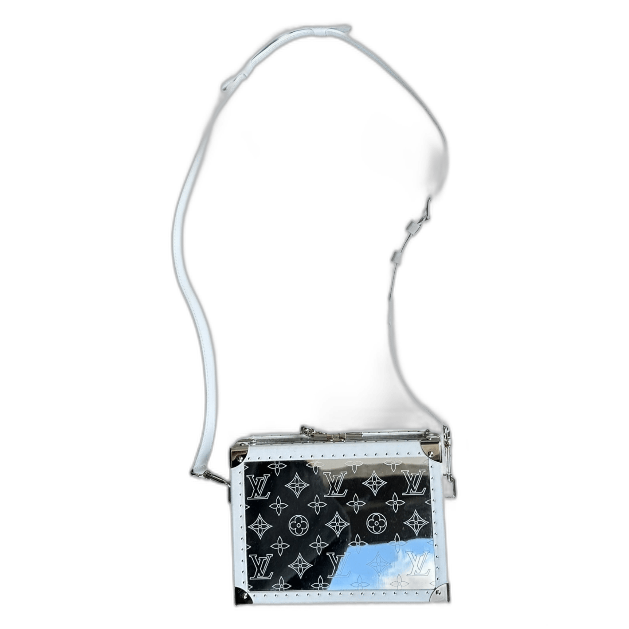 Louis Vuitton White Mirror Monogram Trunk - Morely TrendsLouis Vuitton Type here:)