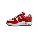 Louis Vuitton Nike Red & White Monogram Air Force 1 - Morely TrendsLouis Vuitton Type here:)
