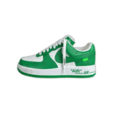 Louis Vuitton Nike Green & White Monogram Air Force 1 - Morely TrendsLouis Vuitton Type here:)