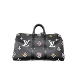 Louis Vuitton Black Wild At Heart Monogram Keepall 45 - Morely TrendsLouis Vuitton Type here:)