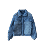 Louis Vuitton Blue Monogram Padded Denim Jacket - Morely TrendsLouis Vuitton Type here:)