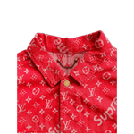 Louis Vuitton Supreme Red Monogram Chore Jacket 1/1 - Morely TrendsLouis Vuitton Type here:)