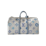 Louis Vuitton White & Blue Watercolor Monogram By The Pool Keepall 50 - Morely TrendsLouis Vuitton Type here:)