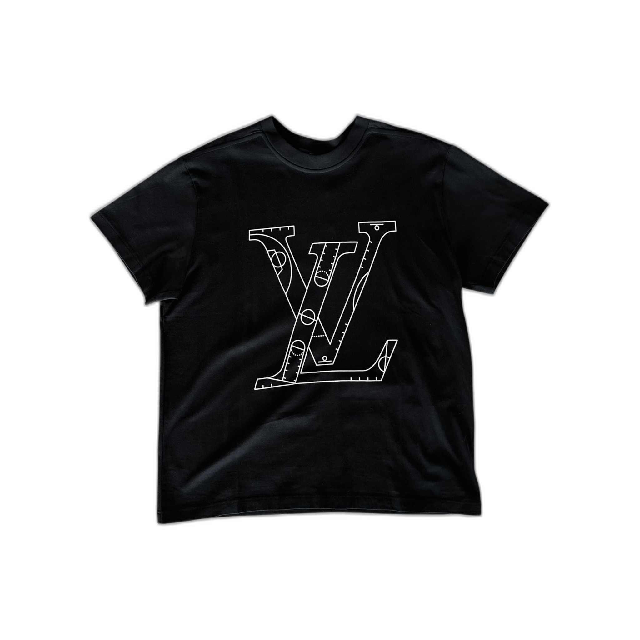 Louis Vuitton NBA Black & White Logo T-Shirt - Morely TrendsLouis Vuitton Type here:)