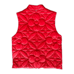 Louis Vuitton Red Flower Monogram Puffer Vest - Morely TrendsLouis Vuitton Type here:)