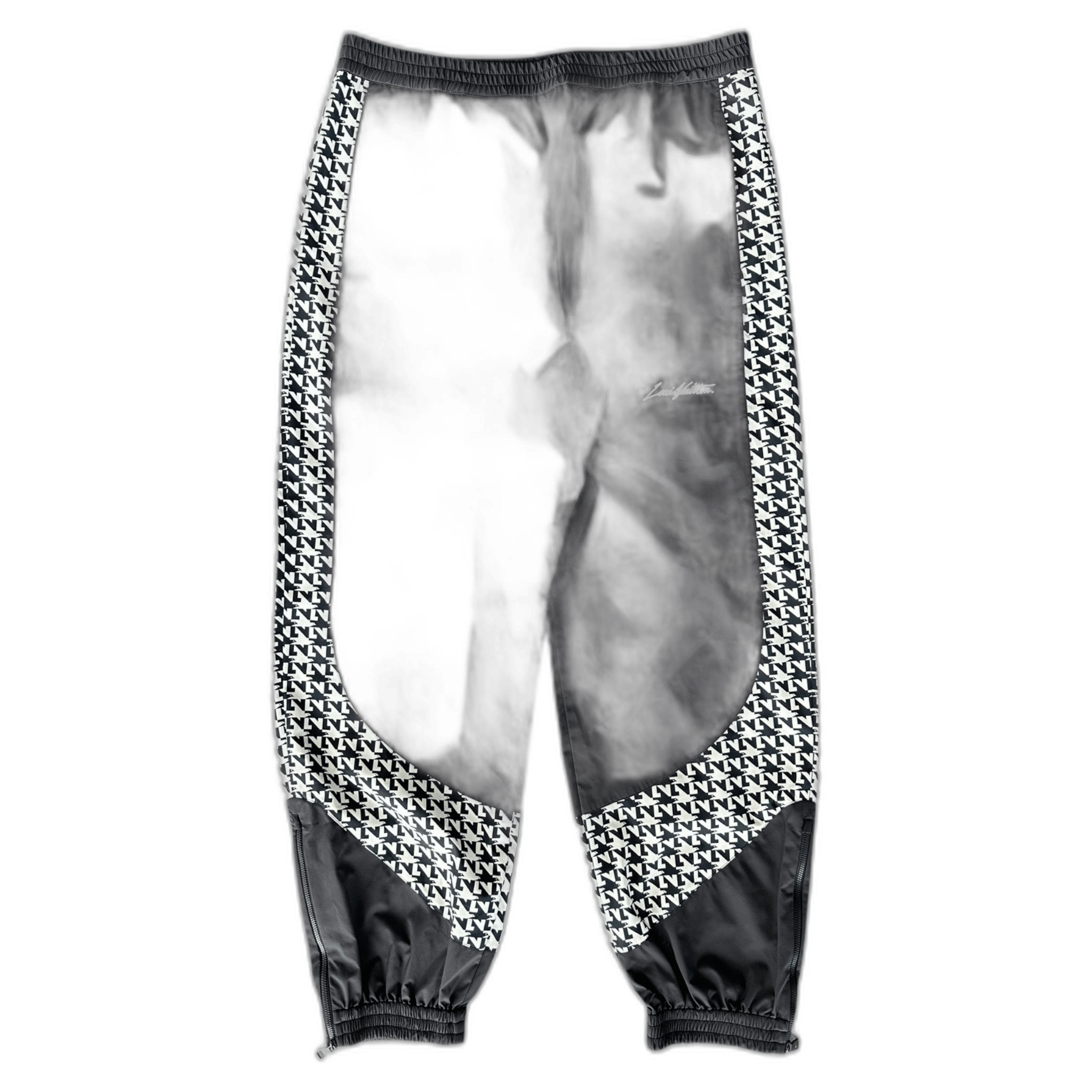 Louis Vuitton Black & White LV Dove Trackpants - Morely TrendsLouis Vuitton Type here:)