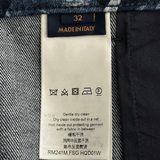 Louis Vuitton Blue Floral Monogram Jeans - Morely TrendsLouis Vuitton Type here:)