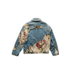 Louis Vuitton Blue Monogram Distressed Floral Workwear Jacket - Morely TrendsLouis Vuitton Type here:)