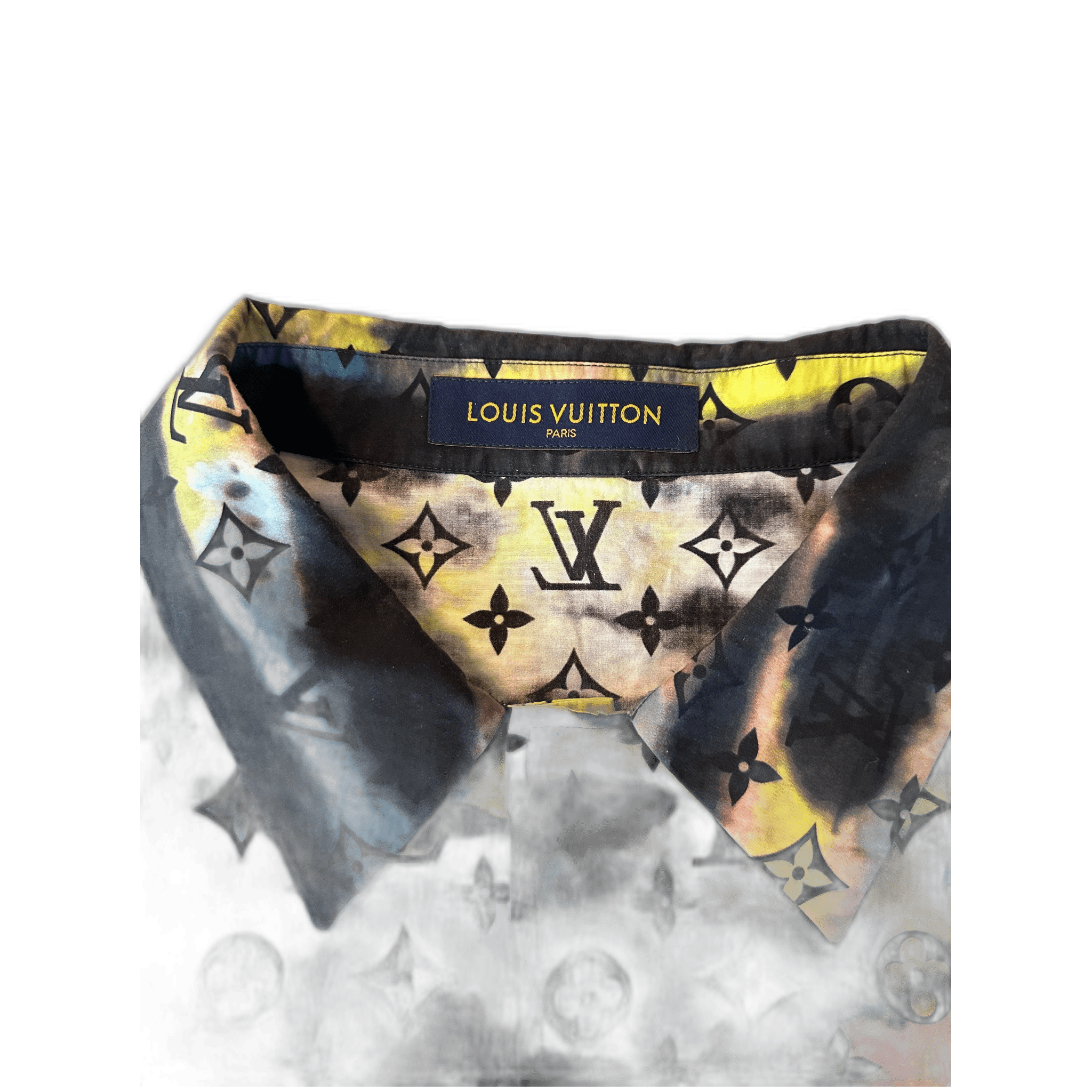 Louis Vuitton Mutlicolor Tie - Dye Camo Monogram Shirt - Morely TrendsLouis Vuitton Type here:)