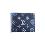 Louis Vuitton Navy & Blue Watercolor Monogram Multiple Wallet - Morely TrendsLouis Vuitton Type here:)