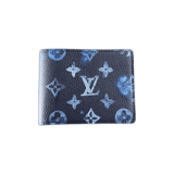 Louis Vuitton Navy & Blue Watercolor Monogram Multiple Wallet - Morely TrendsLouis Vuitton Type here:)