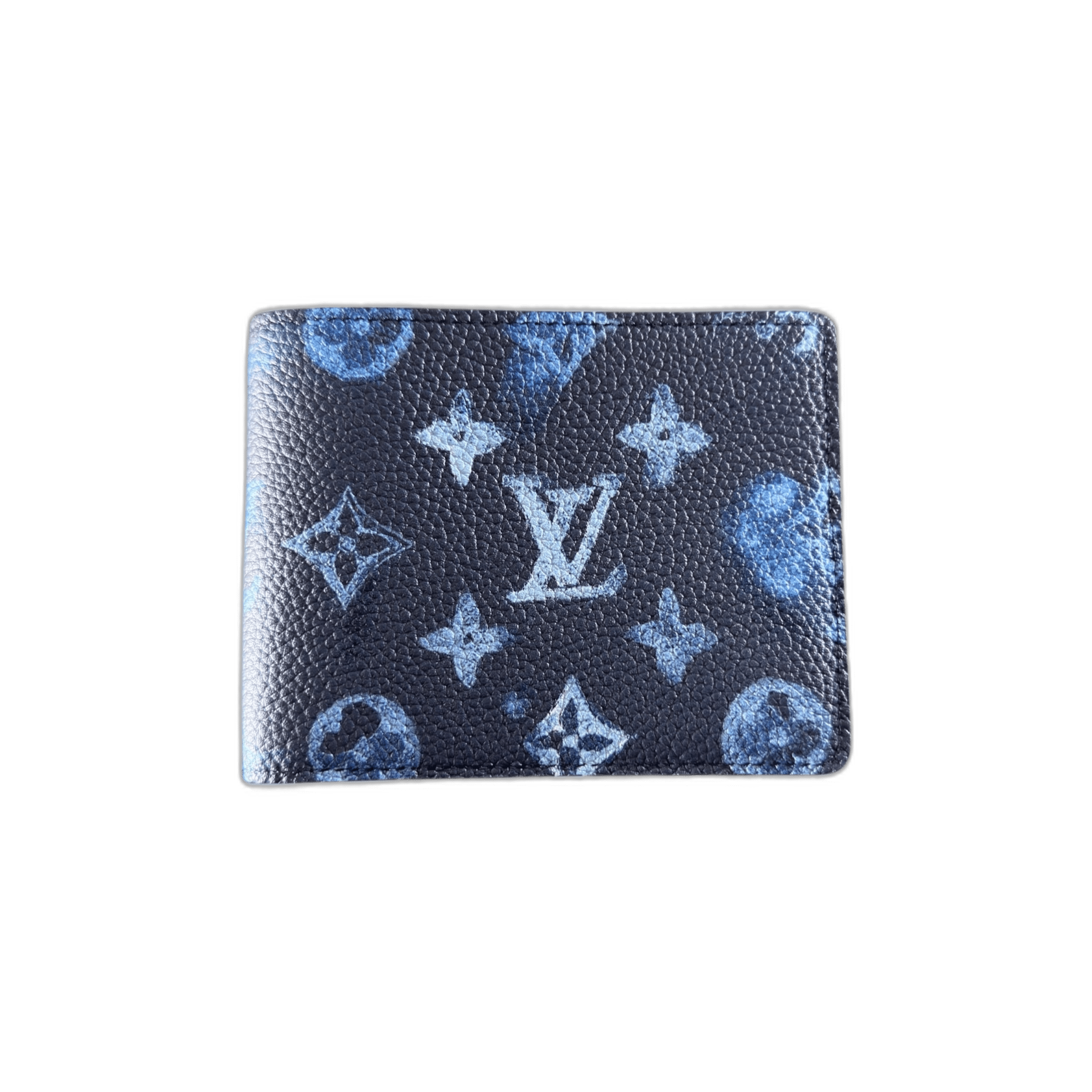 Louis Vuitton Navy & Blue Watercolor Monogram Multiple Wallet - Morely TrendsLouis Vuitton Type here:)