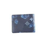 Louis Vuitton Navy & Blue Watercolor Monogram Multiple Wallet - Morely TrendsLouis Vuitton Type here:)