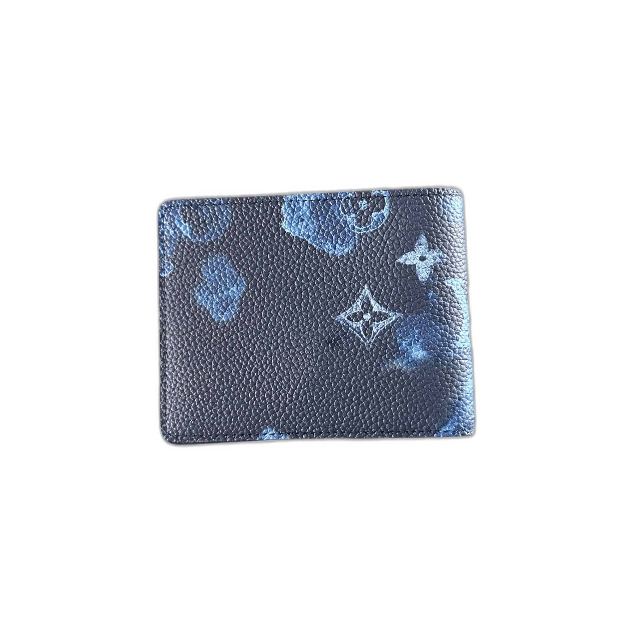 Louis Vuitton Navy & Blue Watercolor Monogram Multiple Wallet - Morely TrendsLouis Vuitton Type here:)