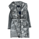 Louis Vuitton Grey & White Monogram Women's Peacoat - Morely TrendsLouis Vuitton Type here:)