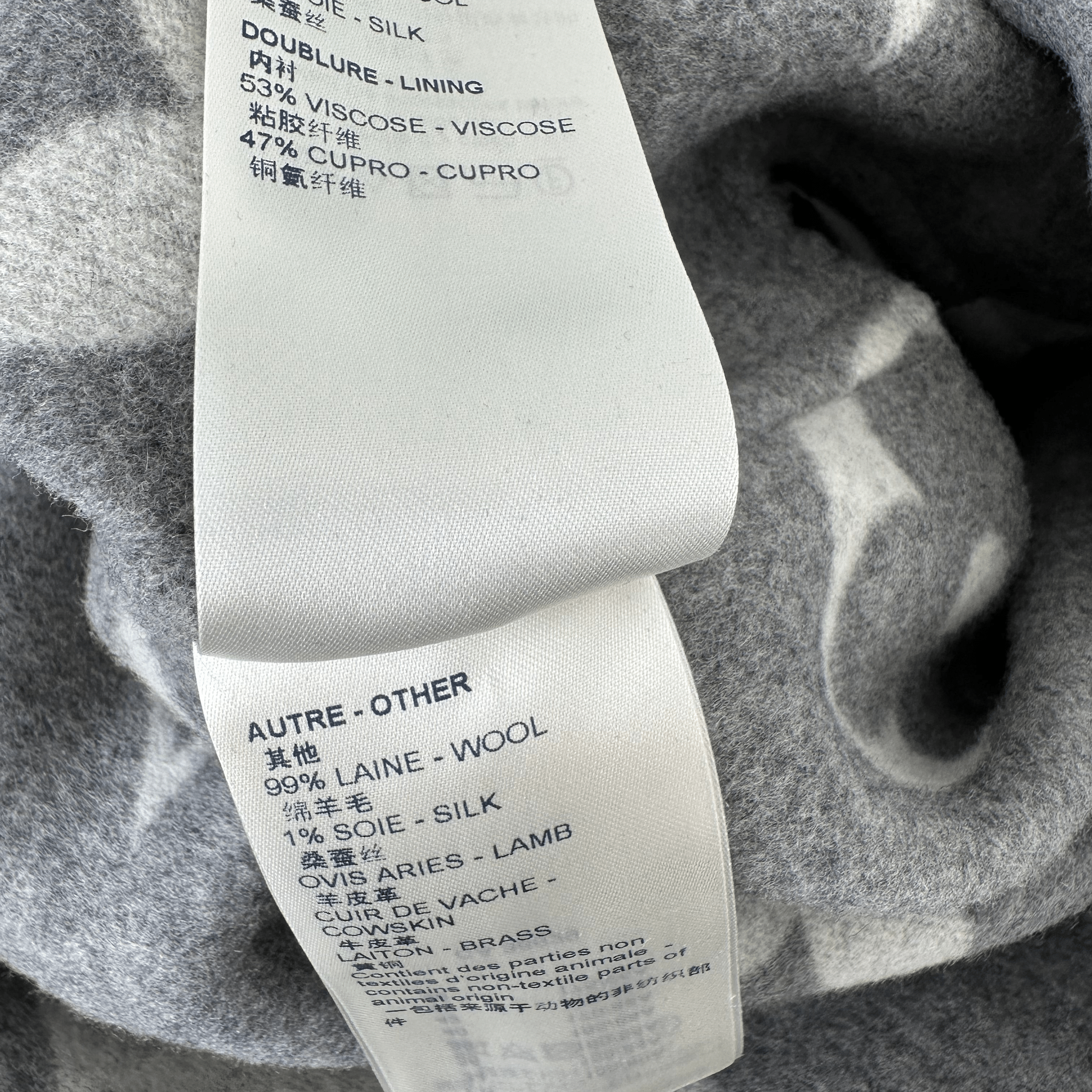 Louis Vuitton Grey & White Monogram Women's Peacoat - Morely TrendsLouis Vuitton Type here:)