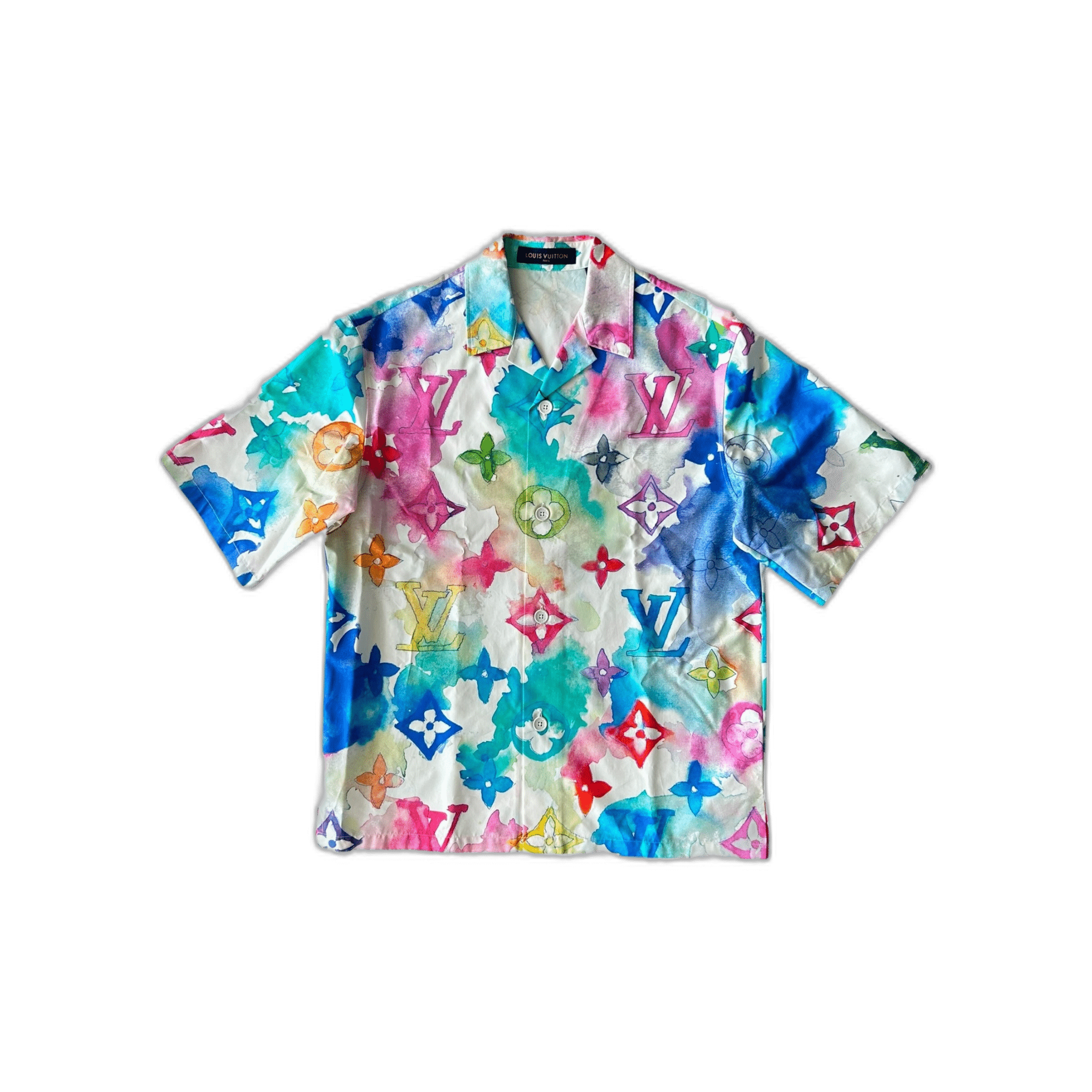 Louis Vuitton Multicolor Watercolor Monogram Button Up Shirt - Morely TrendsLouis Vuitton Type here:)